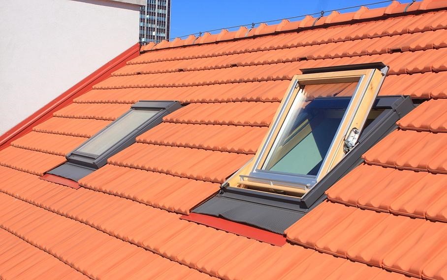 Vue sur deux Velux neuf